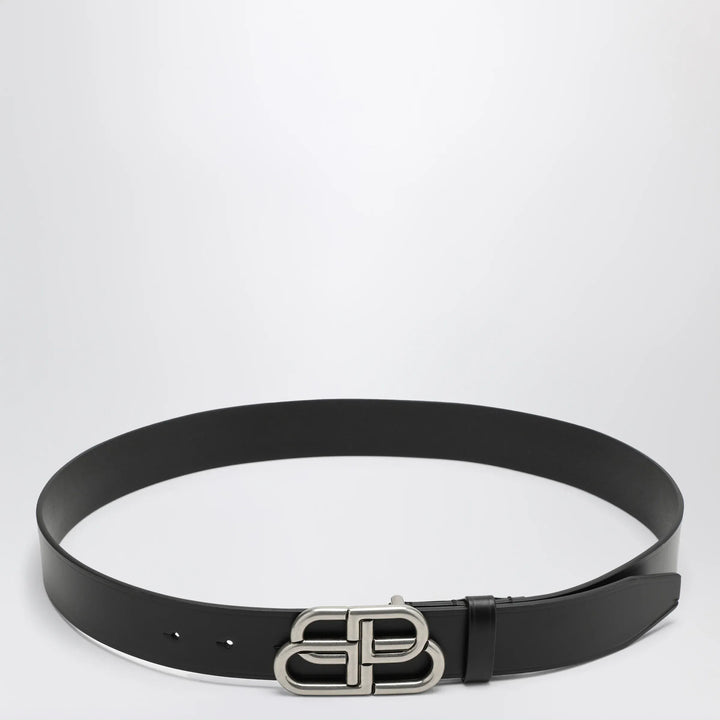 Balenciaga - Black BB leather belt Brand Belts 90 EU
