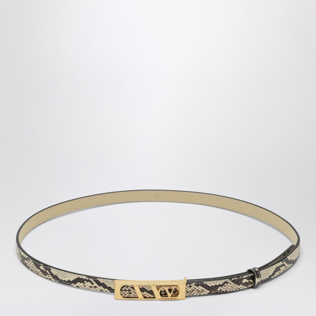 Belts Valentino Garavani - Volgo Signature python belt Brand