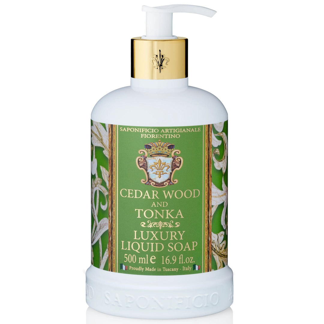 Saponificio Artigianale Fiorentino Body and Hand Wash Bundles Cedar Wood & Tonka Hand Wash Cedar Wood & Tonka Hand Wash Brand