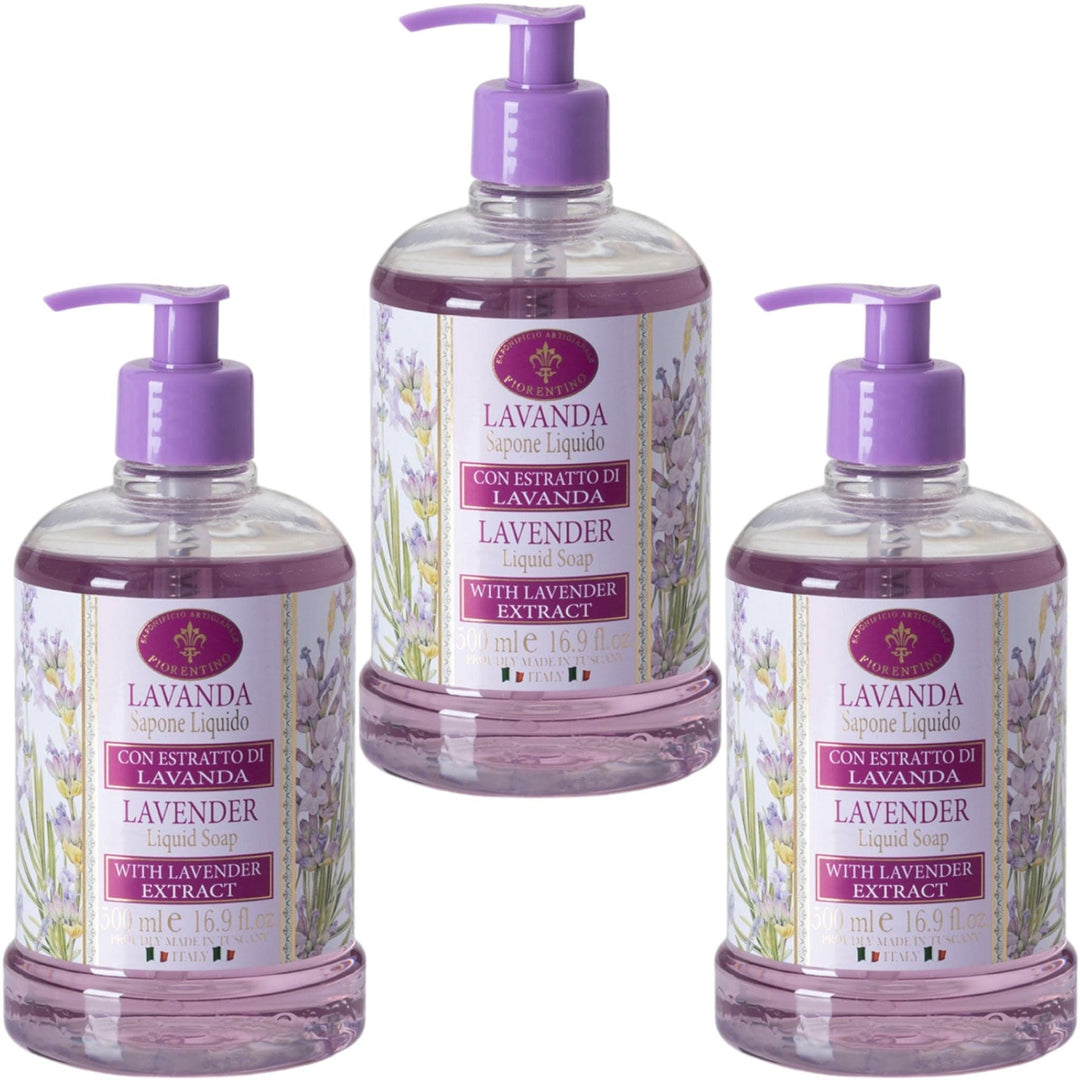 Saponificio Artigianale Fiorentino Body and Hand Wash w/ Soap Bundles Saponificio Artigianale Fiorentino Lavender Hand Wash Bundle Set 3Pcs Saponificio Artigianale Fiorentino Lavender Hand Wash Bundle Set 3Pcs Brand