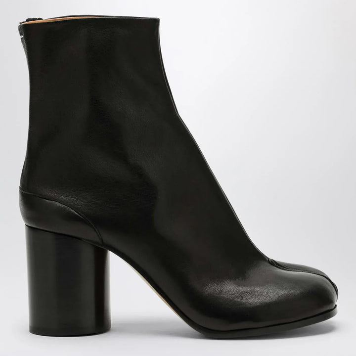Maison Margiela - Black leather Tabi ankle boots Brand Boots 36 IT