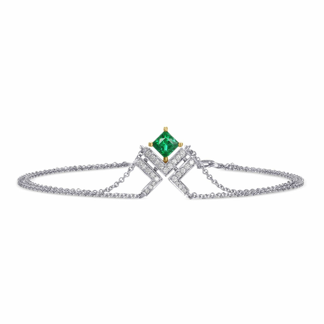 LEIBISH LEGACY Princess Emerald Bracelet Brand Bracelet