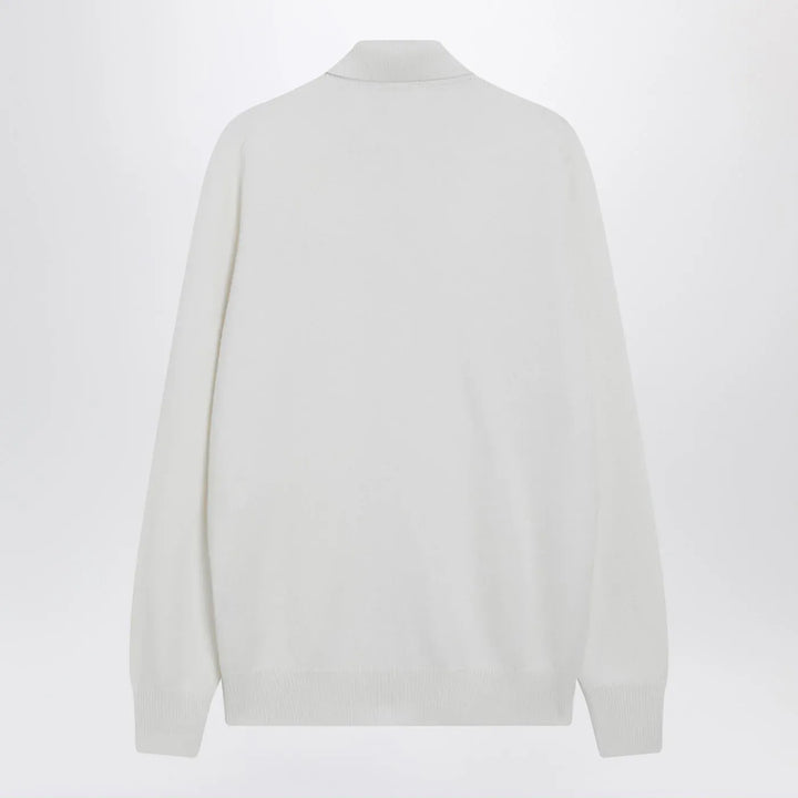 Brunello Cucinelli - White cashmere cardigan Brand Cardigan 50 IT