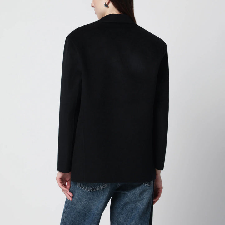 ANINE BING - Quinn oversized wool-cashmere blazer in black Brand Coats &amp; Jackets