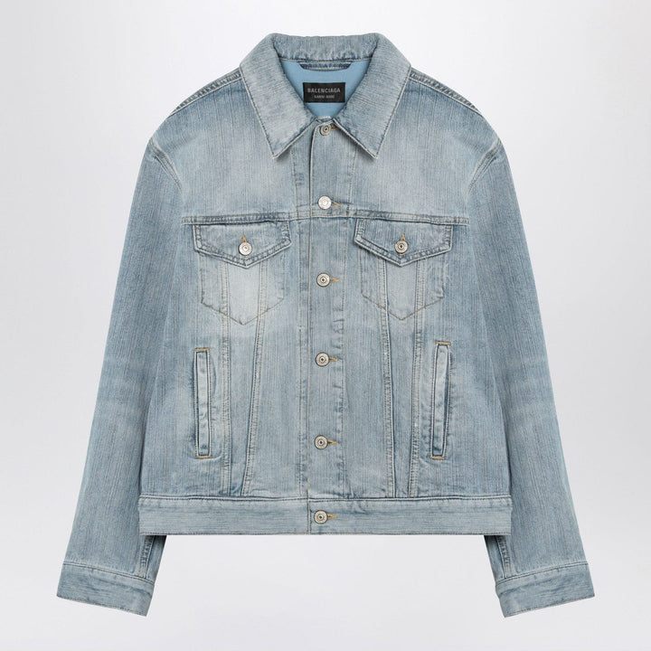 Coats &amp; Jackets Balenciaga - Light blue denim jacket Brand