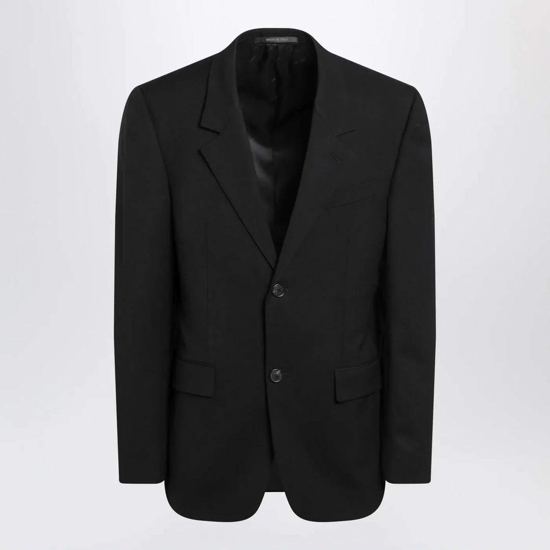 Balenciaga - Single-breasted black wool jacket Brand Coats &amp; Jackets 36  FR