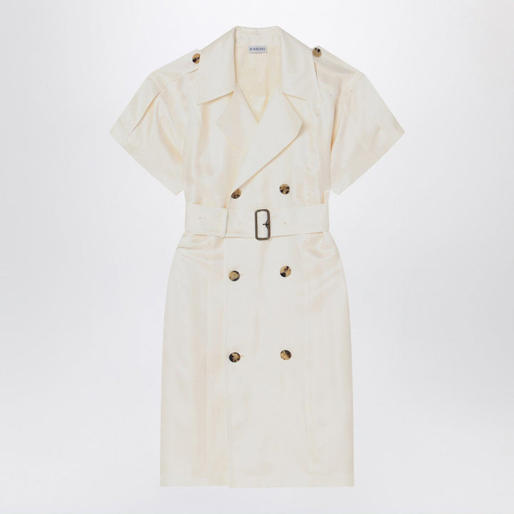 Coats &amp; Jackets 6 UK Burberry - Ivory trench dress in viscose Brand