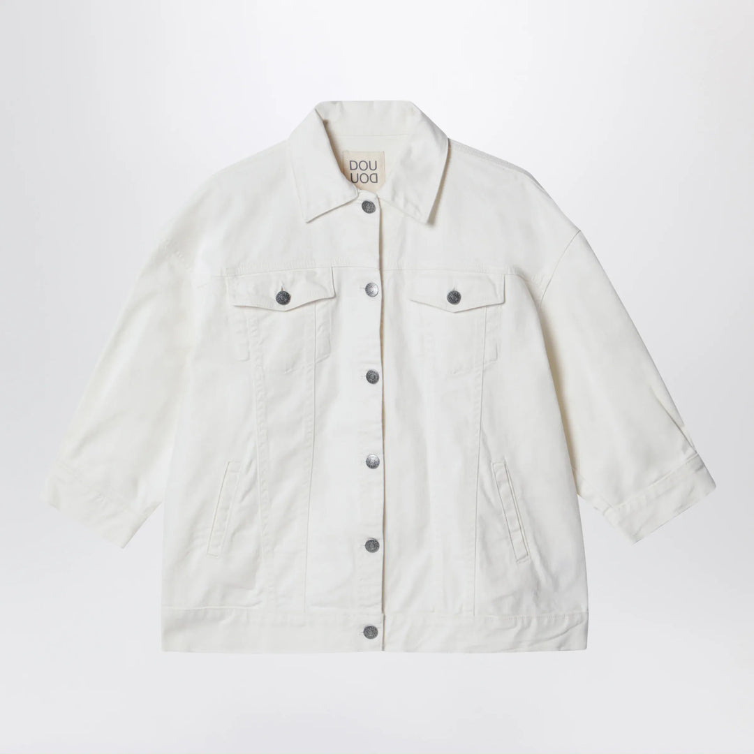 Douuod - Ivory denim jacket Brand Coats &amp; Jackets 4Y