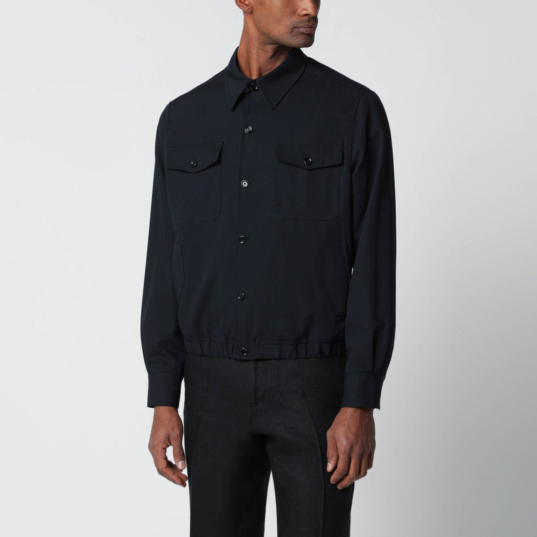 Coats &amp; Jackets XL Lardini - Blue wool shirt jacket Brand
