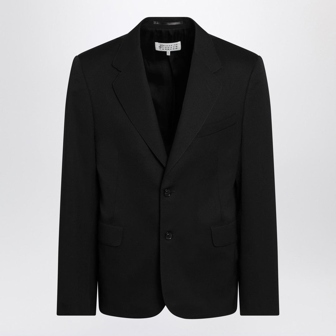 Coats &amp; Jackets Maison Margiela - Black wool single-breasted jacket Brand
