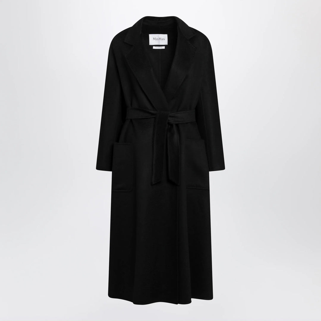 Max Mara - Black Ludmilla Icon Coat in cashmere Brand Coats &amp; Jackets 44  IT