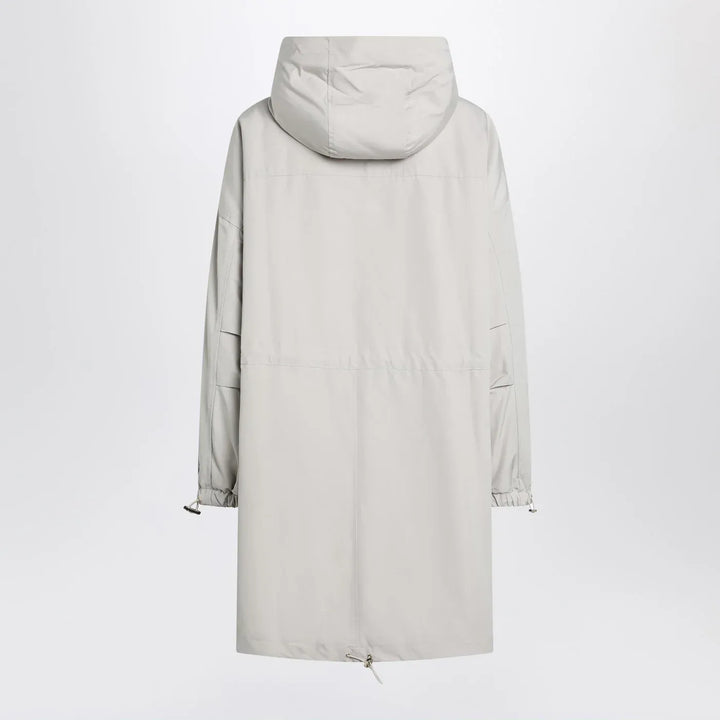 Max Mara Studio - Light beige cotton blend parka Brand Coats &amp; Jackets