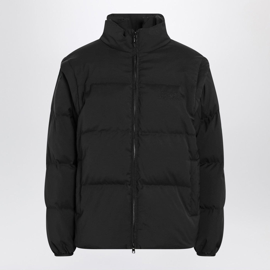 Coats &amp; Jackets 42  IT MM6 Maison Margiela - Transformable padded black jacket Brand