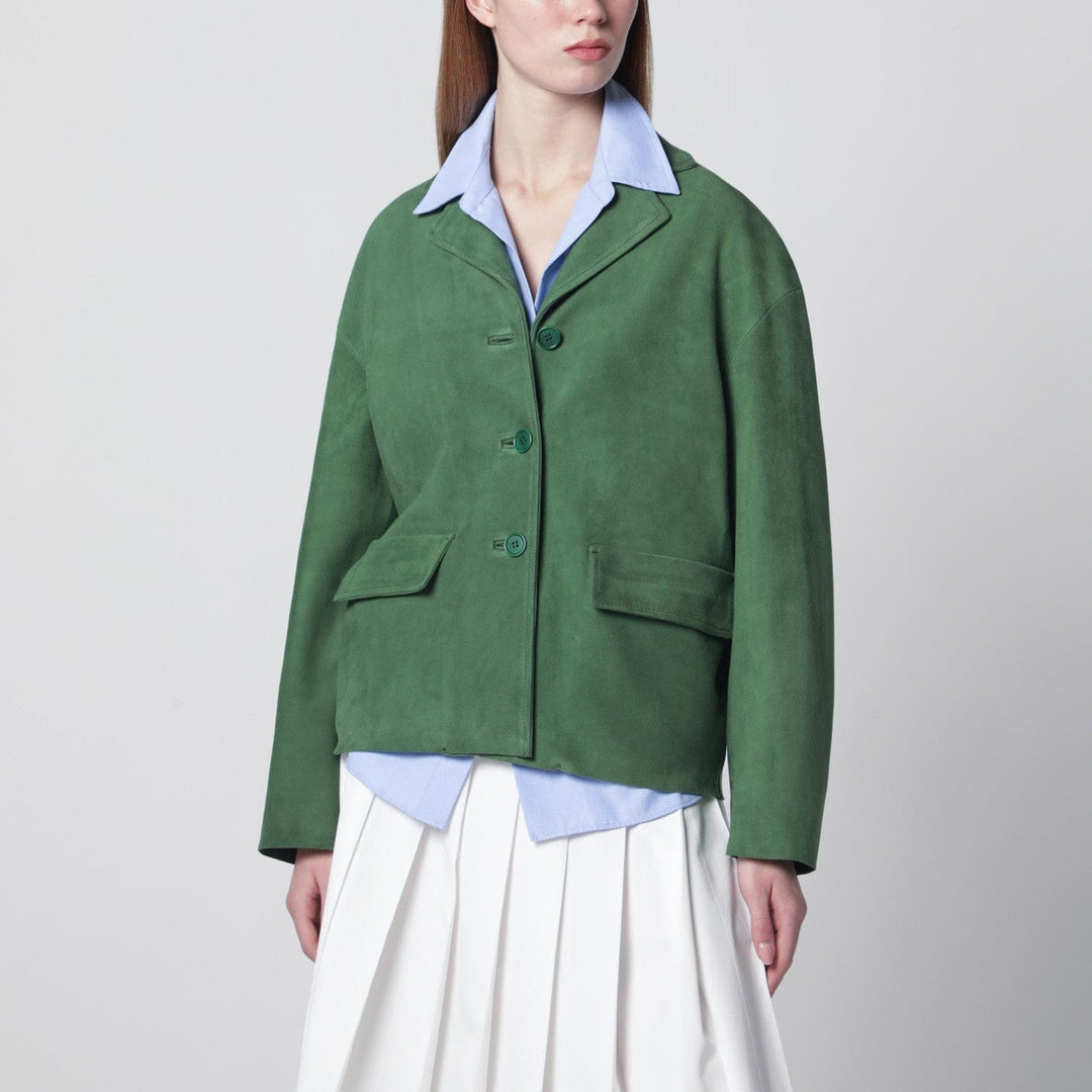 Coats & Jackets Salvatore Santoro - Green suede jacket Brand