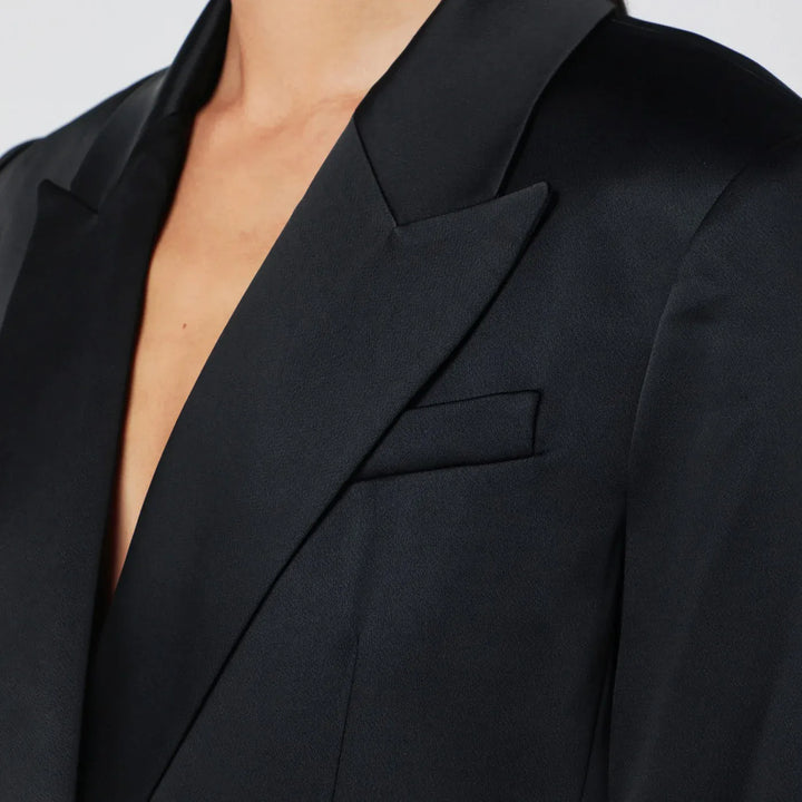 SIMKHAI - Black double-breasted jacket Brand Coats &amp; Jackets 4 US