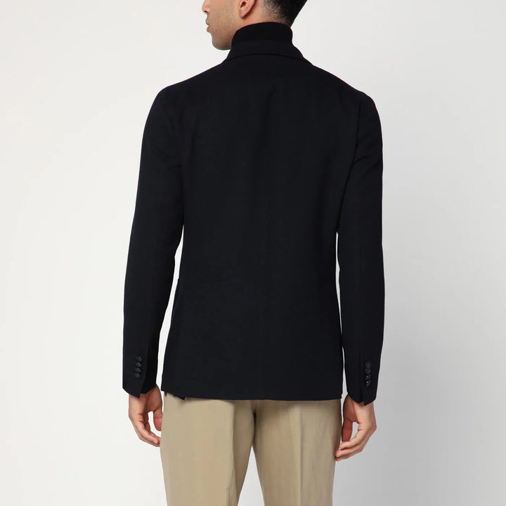 Tagliatore - Blue double-breasted wool jacket Brand Coats &amp; Jackets 46 IT