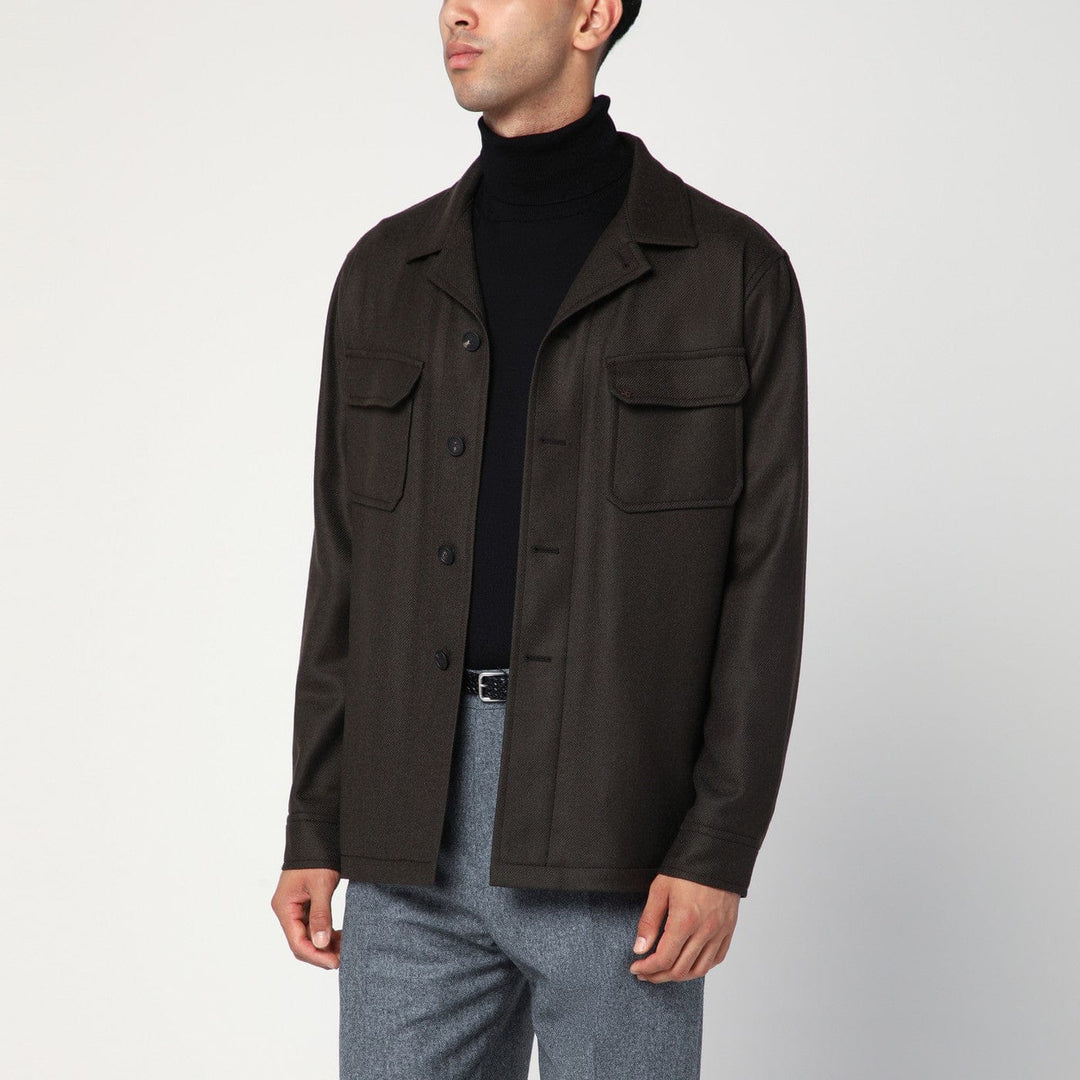 Coats &amp; Jackets 52 IT Tagliatore - Brown wool jacket Brand