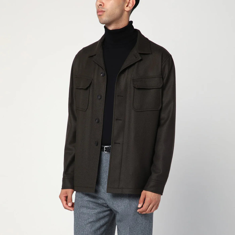 Tagliatore - Brown wool jacket Brand Coats & Jackets 52 IT
