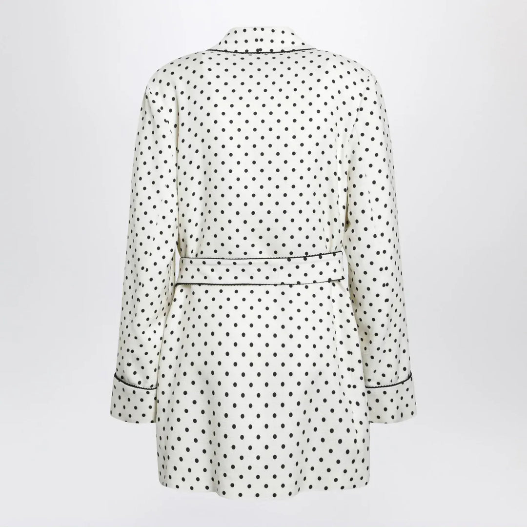 Valentino - Supergrain jacket with Plusdepois print Brand Coats &amp; Jackets