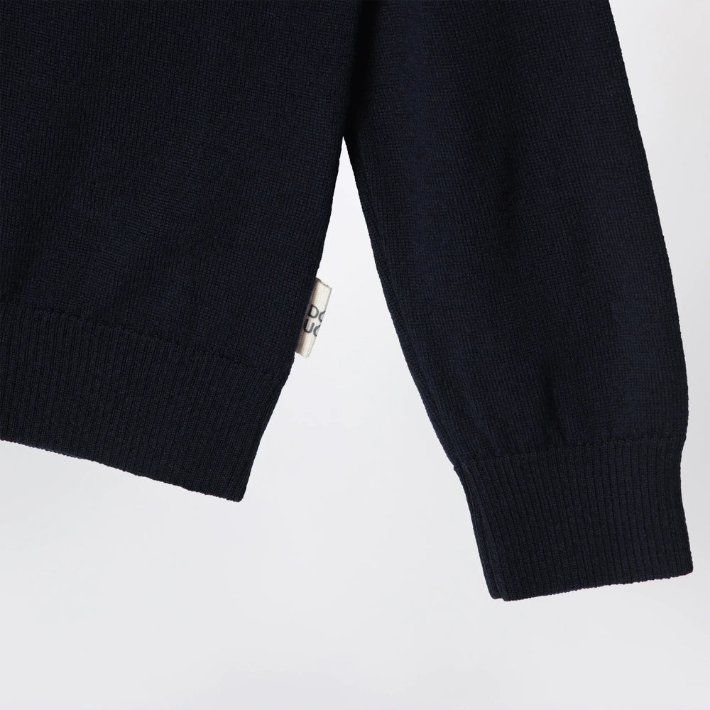 Douuod - Blue wool polo shirt Brand