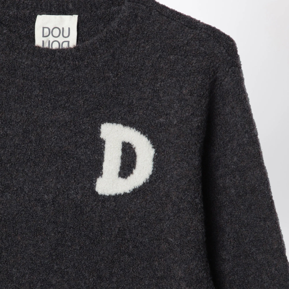 Douuod - Ebony brown bouclé knit sweater Brand
