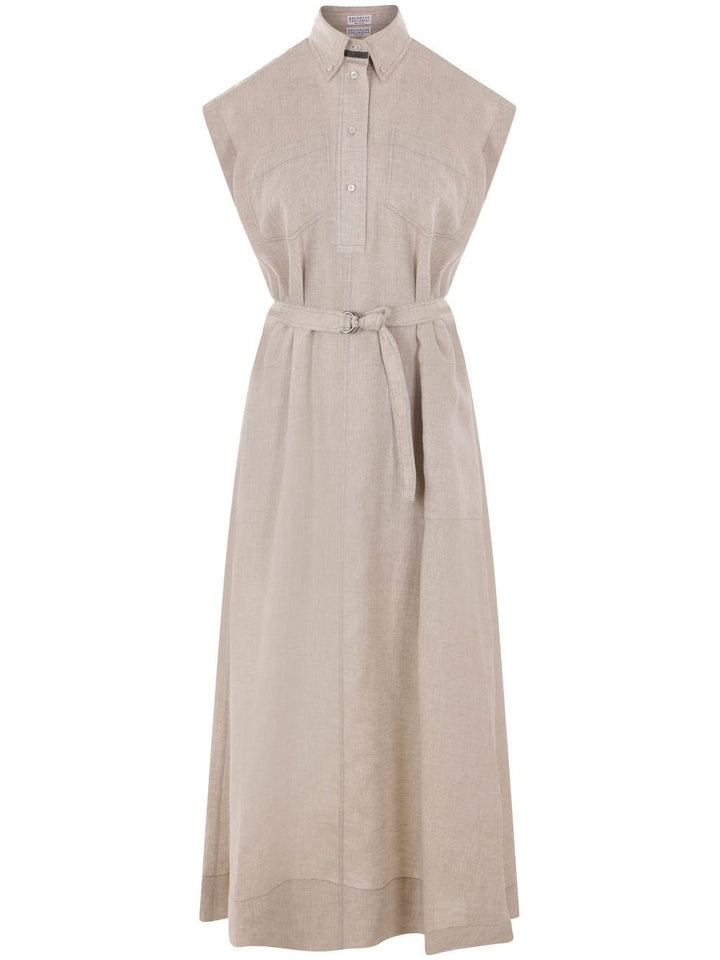 Brunello Cucinelli Dresses M Brunello Cucinelli Dresses Beige Brunello Cucinelli Dresses Beige Brand
