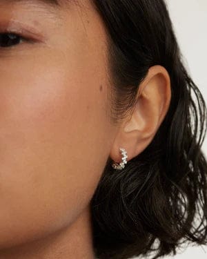 Heart &amp; Grace Earrings Little Crown Silver Earrings Brand