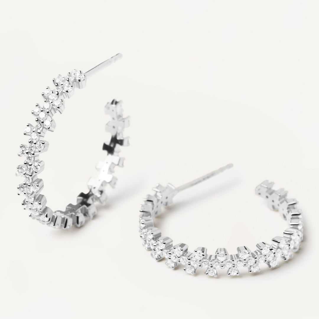 Heart &amp; Grace Earrings PDPaola Crown Silver Earrings Brand