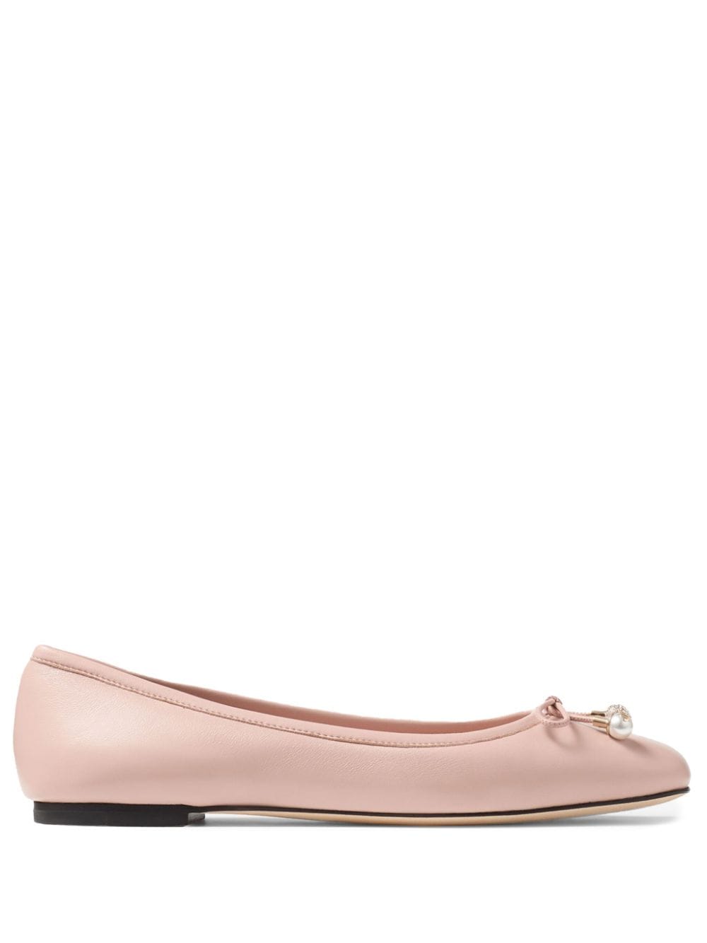 Jimmy Choo Flat Shoes 36.5 Jimmy Choo Flat shoes Powder Jimmy Choo Light Pink Flats – Chic & Elegance at Italian Luxury Group Brand