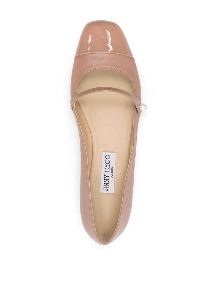 Jimmy Choo Flat Shoes 37.5 Jimmy Choo Flat shoes Powder Jimmy Choo Flat shoes Powder Brand