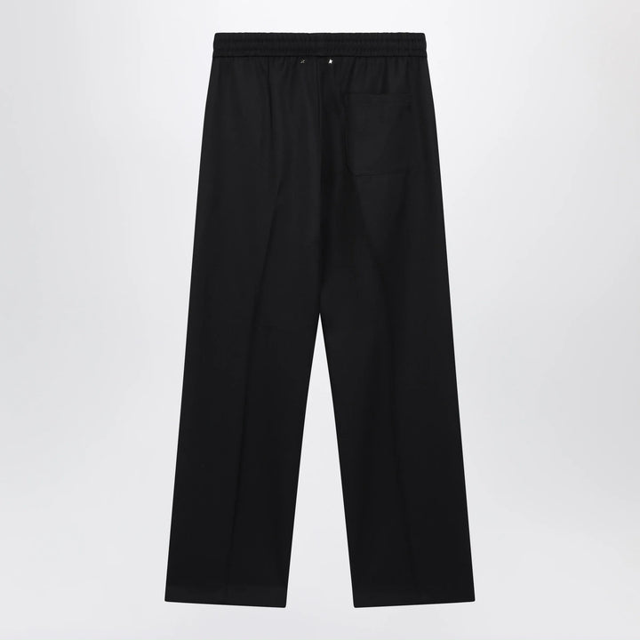 Golden Goose - Straight-leg trousers in cotton-wool blend, dark blue Brand