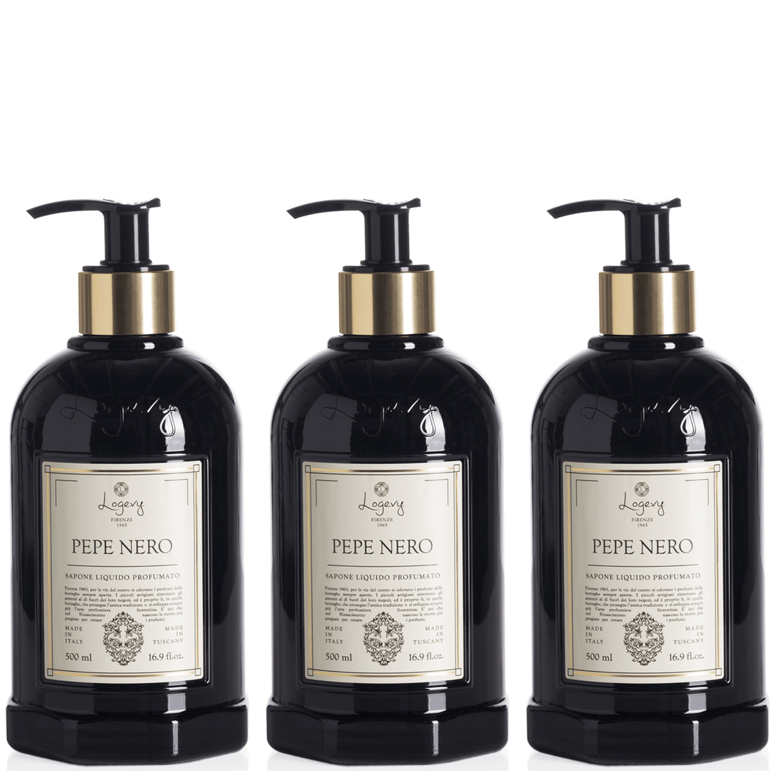 Logevy Black Pepper Hand Wash 500ml Set of 3pcs Brand Hand Wash 500ml