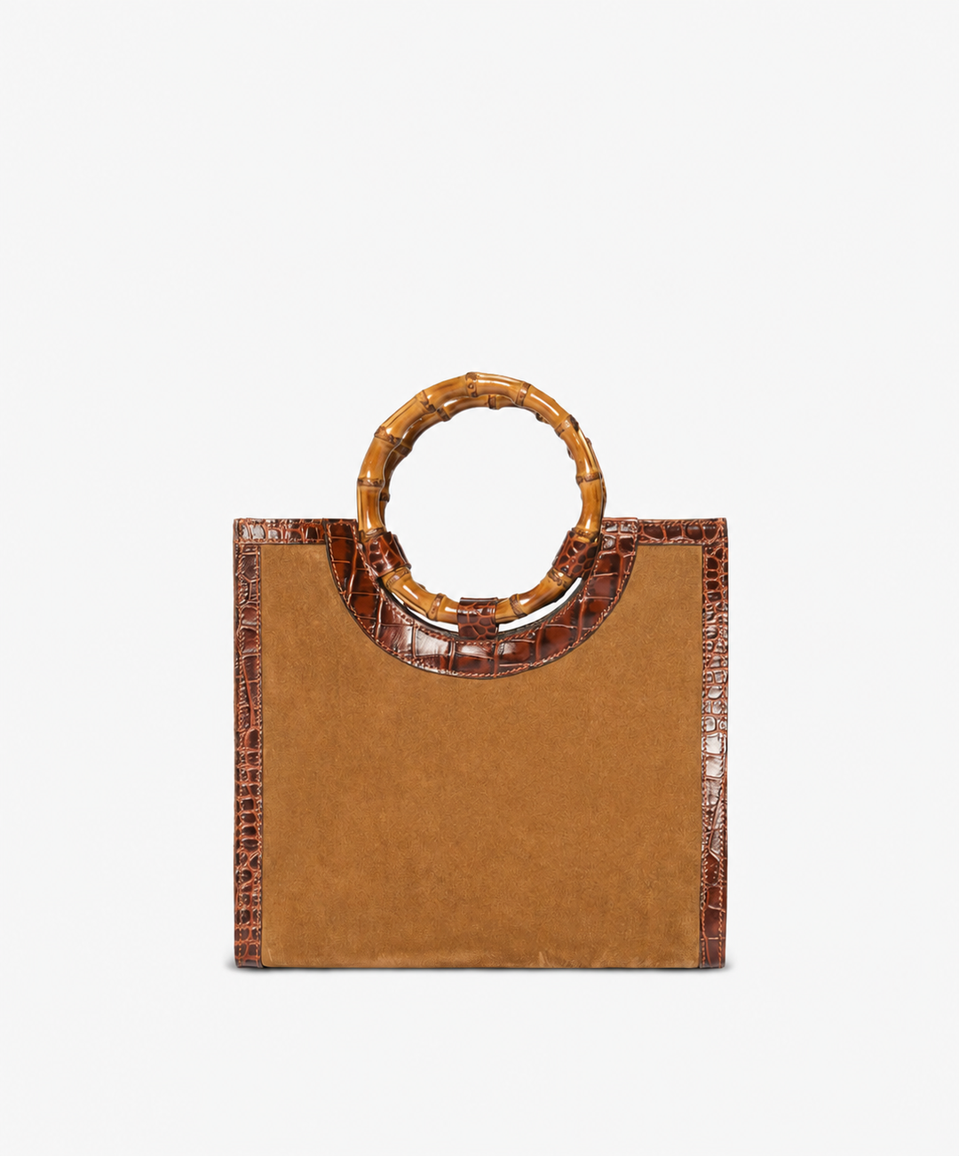 My Style Bags Personalised Bamboo Medium Deluxe Handbag – Tobacco Brand Handbag