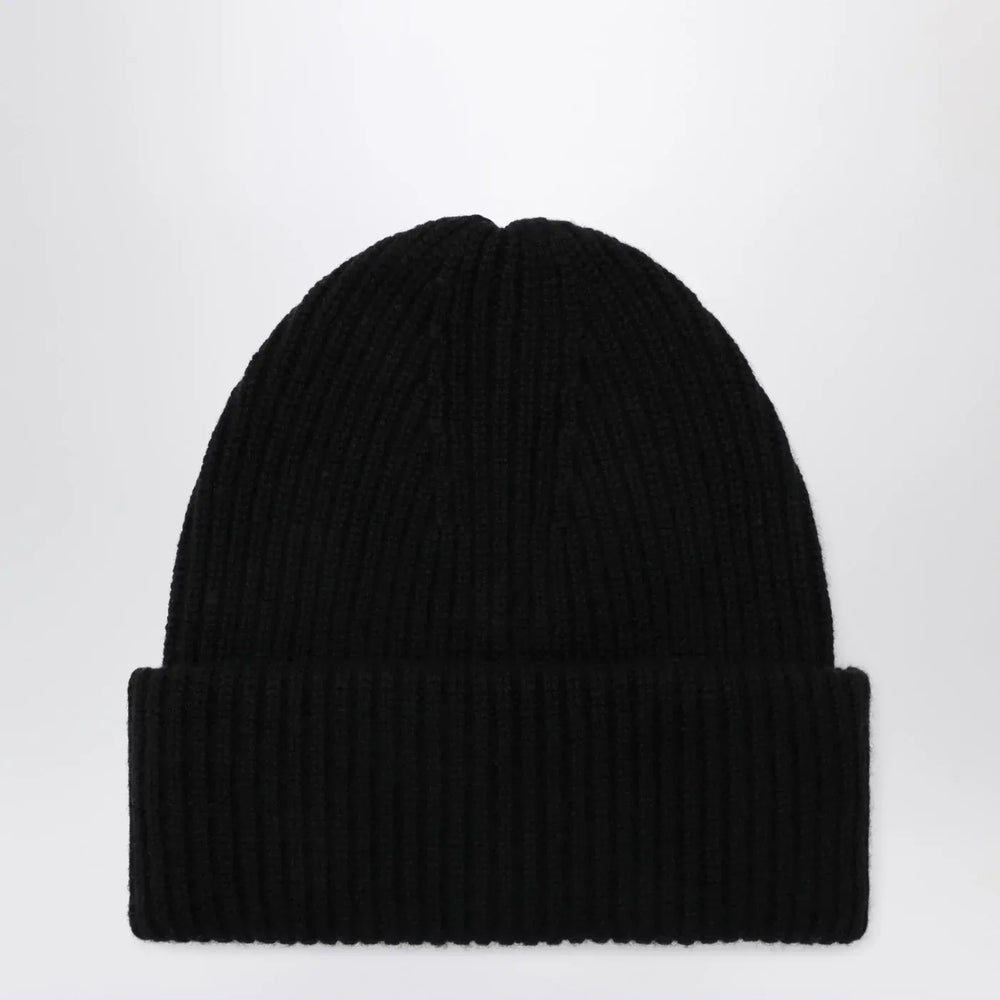ALMADA LABEL - Black wool and cashmere beanie Brand Hats TU