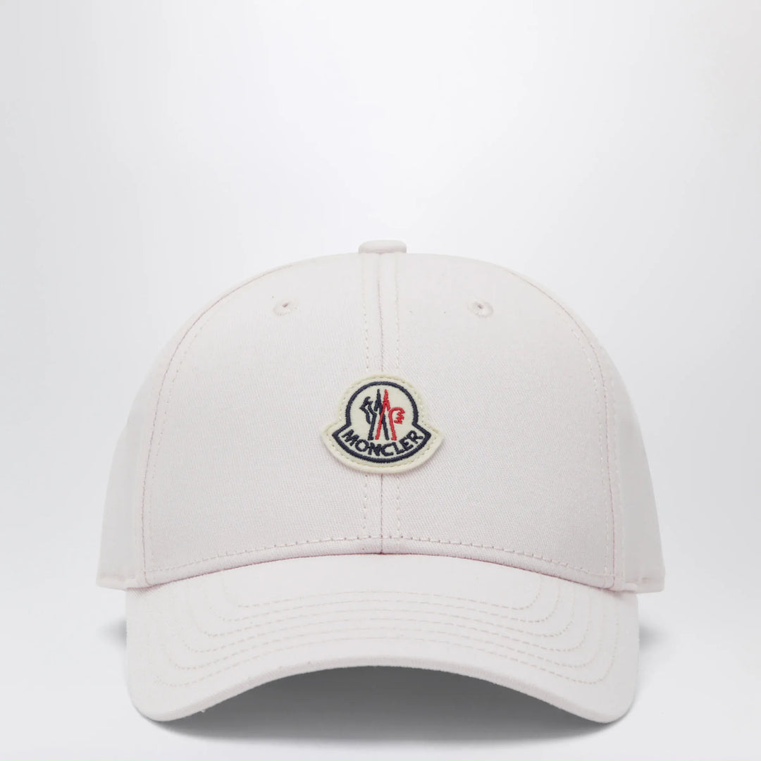 Moncler - Pink baseball cap with logo patch Brand Hats TU