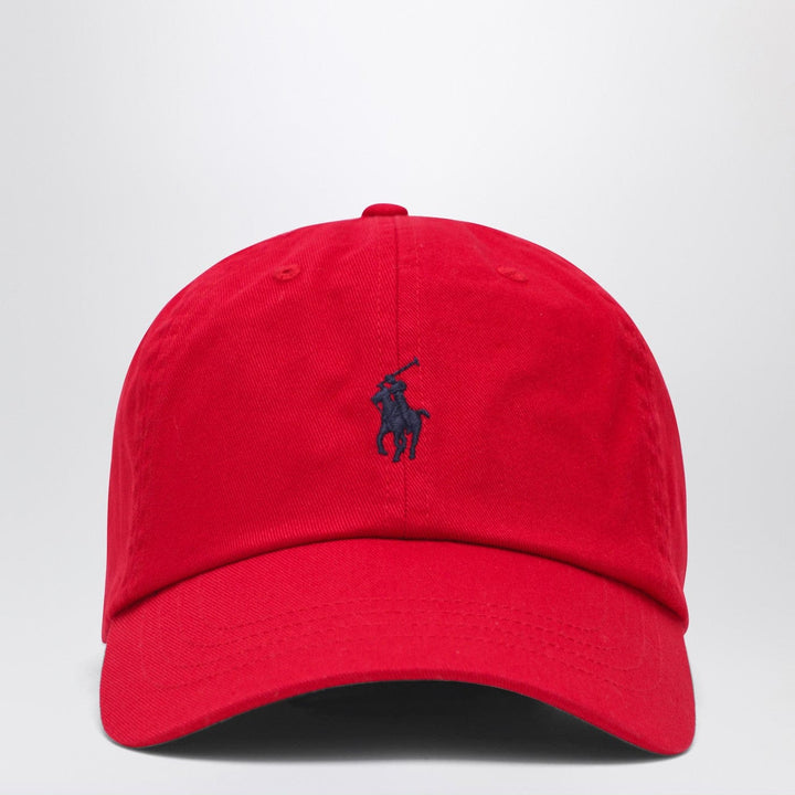 Hats TU Polo Ralph Lauren - Red baseball cap with logo Brand