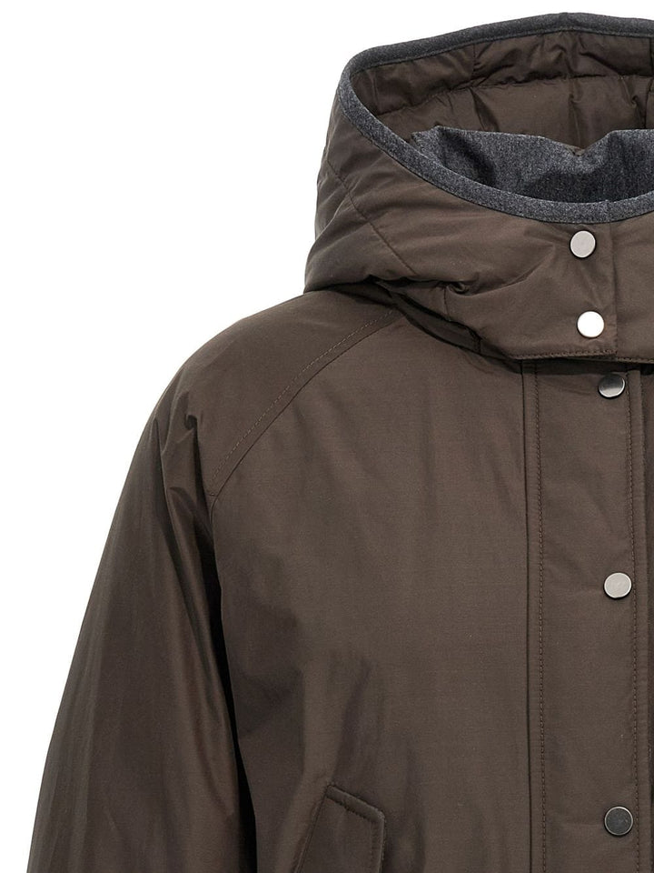 Brunello Cucinelli Jackets Brunello Cucinelli Coats Brown Brunello Cucinelli Coats Brown Brand
