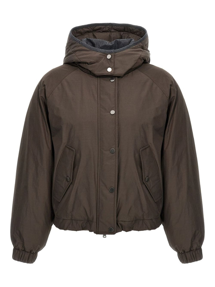 Brunello Cucinelli Jackets Brunello Cucinelli Coats Brown Brunello Cucinelli Coats Brown Brand
