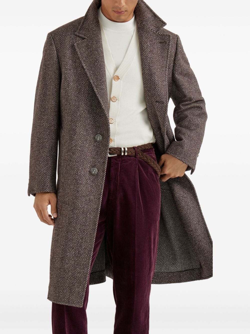 Brunello Cucinelli Jackets Brunello Cucinelli Coats Brown Brunello Cucinelli Coats Brown Brand