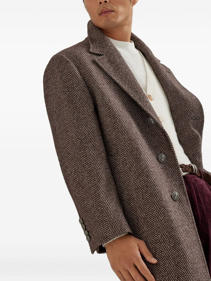 Brunello Cucinelli Jackets Brunello Cucinelli Coats Brown Brunello Cucinelli Coats Brown Brand