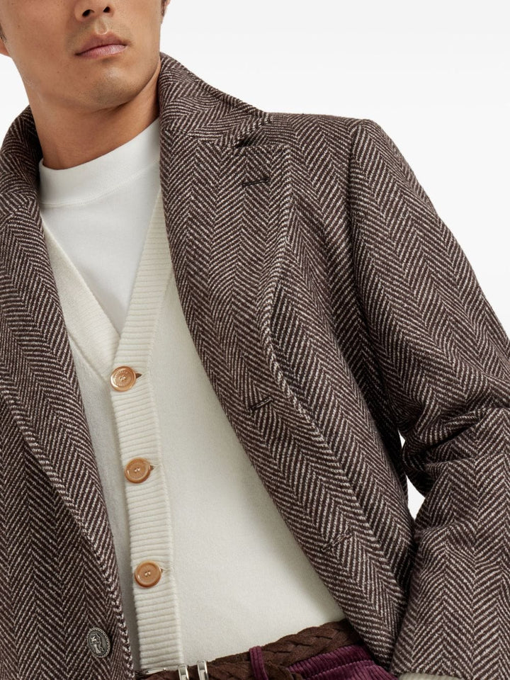 Brunello Cucinelli Jackets Brunello Cucinelli Coats Brown Brunello Cucinelli Coats Brown Brand