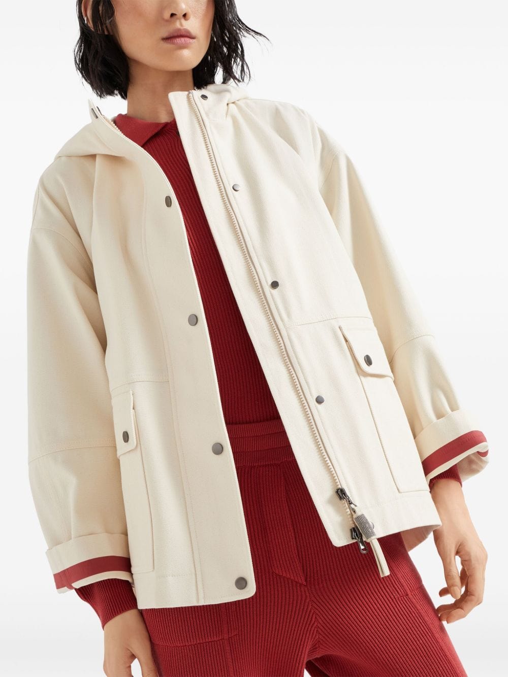 Brunello Cucinelli Jackets 36 Brunello Cucinelli Coats White Brunello Cucinelli Coats White Brand