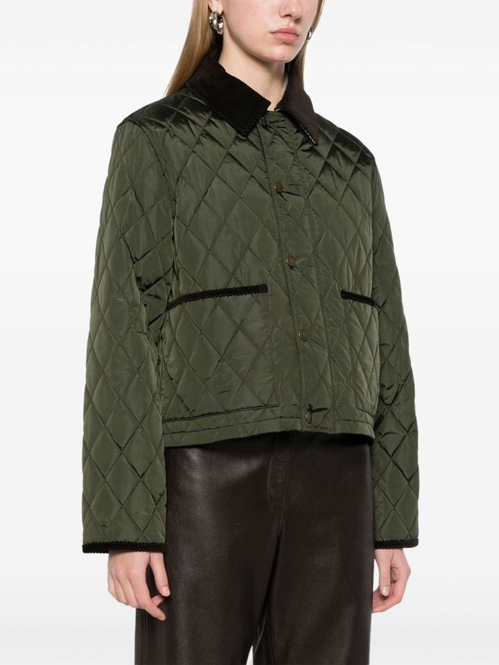 Burberry Jackets Burberry Jackets Green Burberry Forest Green Quilted Jacket – Heritage Style | ILG Brand