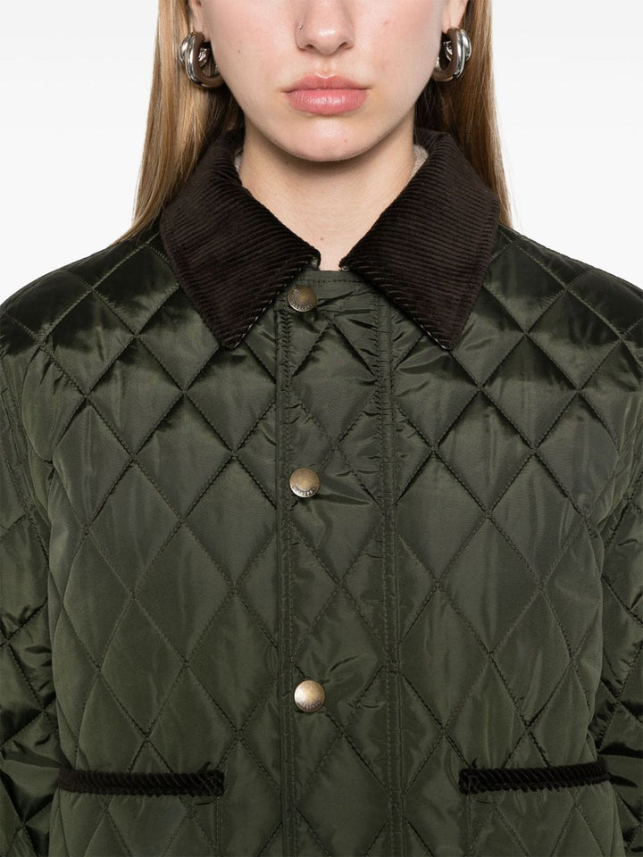 Burberry Jackets Burberry Jackets Green Burberry Forest Green Quilted Jacket – Heritage Style | ILG Brand