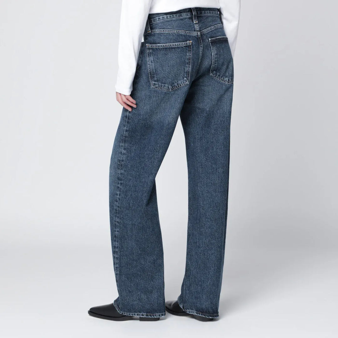AGOLDE - Blue regenerated denim jeans Brand Jeans