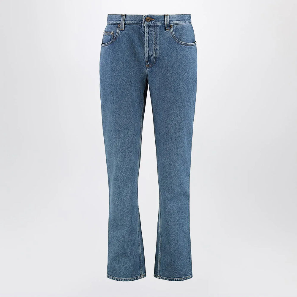 Burberry - Straight jeans in Mid blue denim Brand Jeans 27
