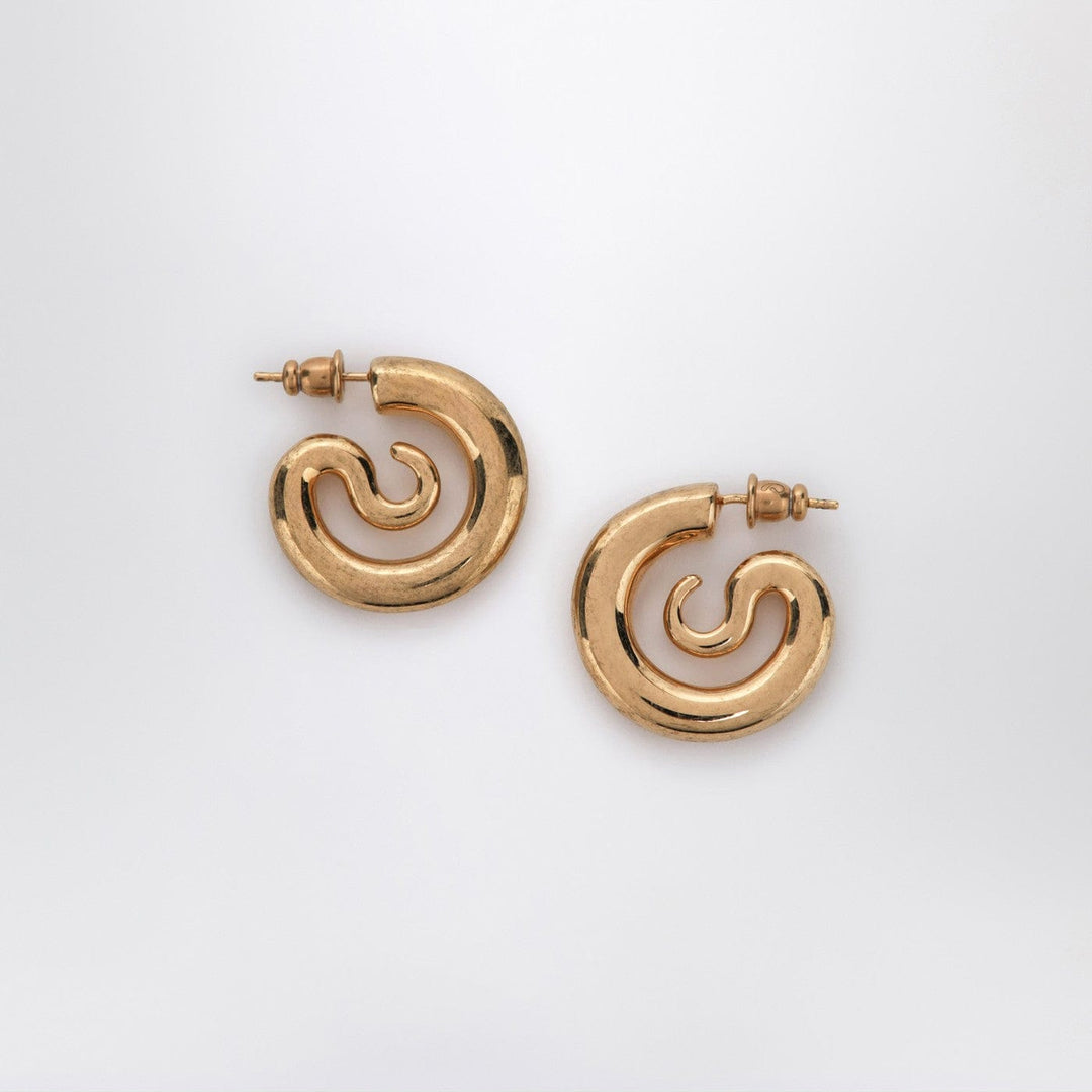 Jewelry TU Serpent Hoops Extra Small earrings in gold tone Brand
