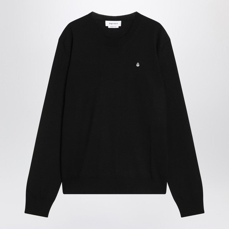 Alexander Mcqueen Knitwear Alexander McQueen Sweater black in wool Alexander McQueen Sweater black in wool Brand
