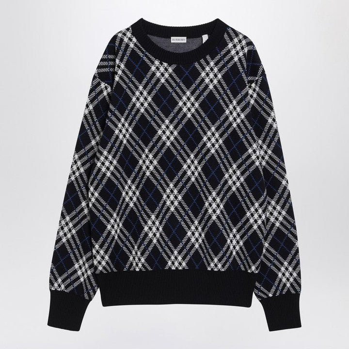 Burberry Knitwear Burberry Check-pattern wool blend sweater Burberry Check-pattern wool blend sweater Brand