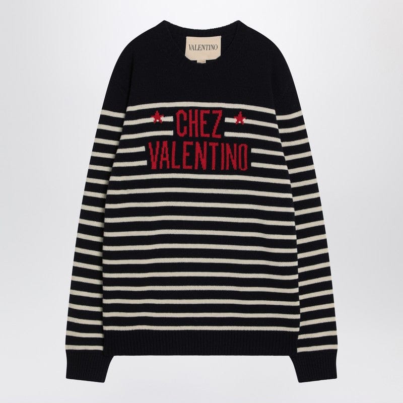 Valentino Knitwear Sweater with jacquard pattern Chez Valentino Sweater with jacquard pattern Chez Valentino Brand
